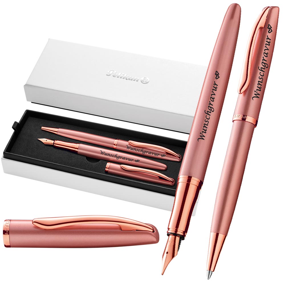 Pelikan Füller & Kugelschreiber Jazz® Noble Elegance im Set Pink Rose