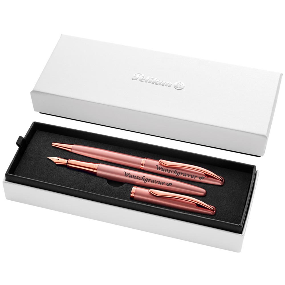 Pelikan Füller & Kugelschreiber Jazz® Noble Elegance im Set Pink Rose