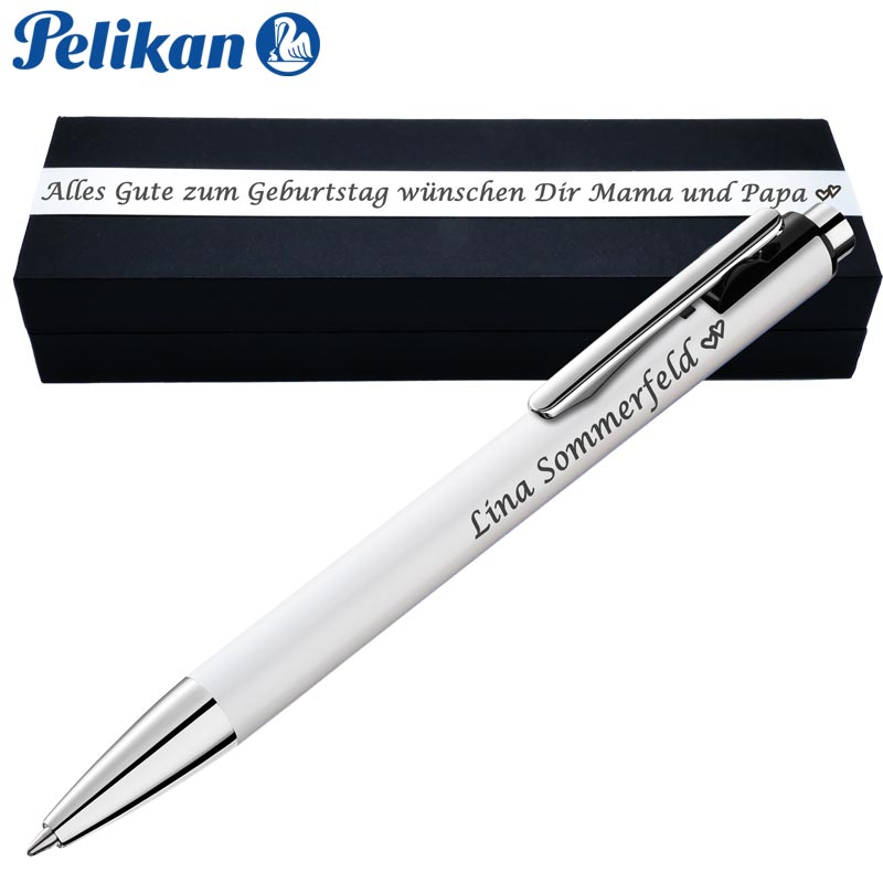 Pelikan Kugelschreiber Snap Perlweiß