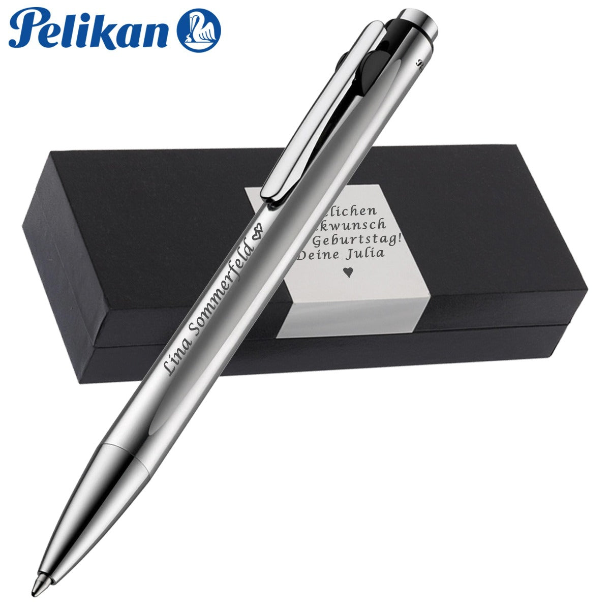 Pelikan Kugelschreiber Snap Silber Matt