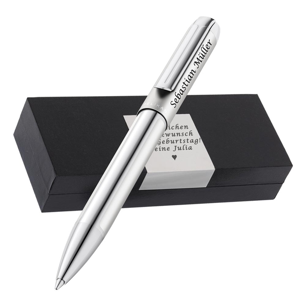 Pelikan Kugelschreiber Pura® P40 Silber