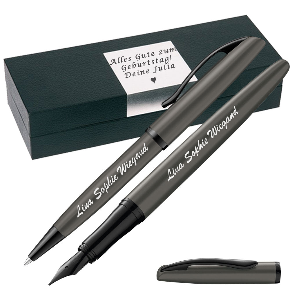 Pelikan Schreibset Füllhalter & Kugelschreiber Jazz Noble Elegance Stone