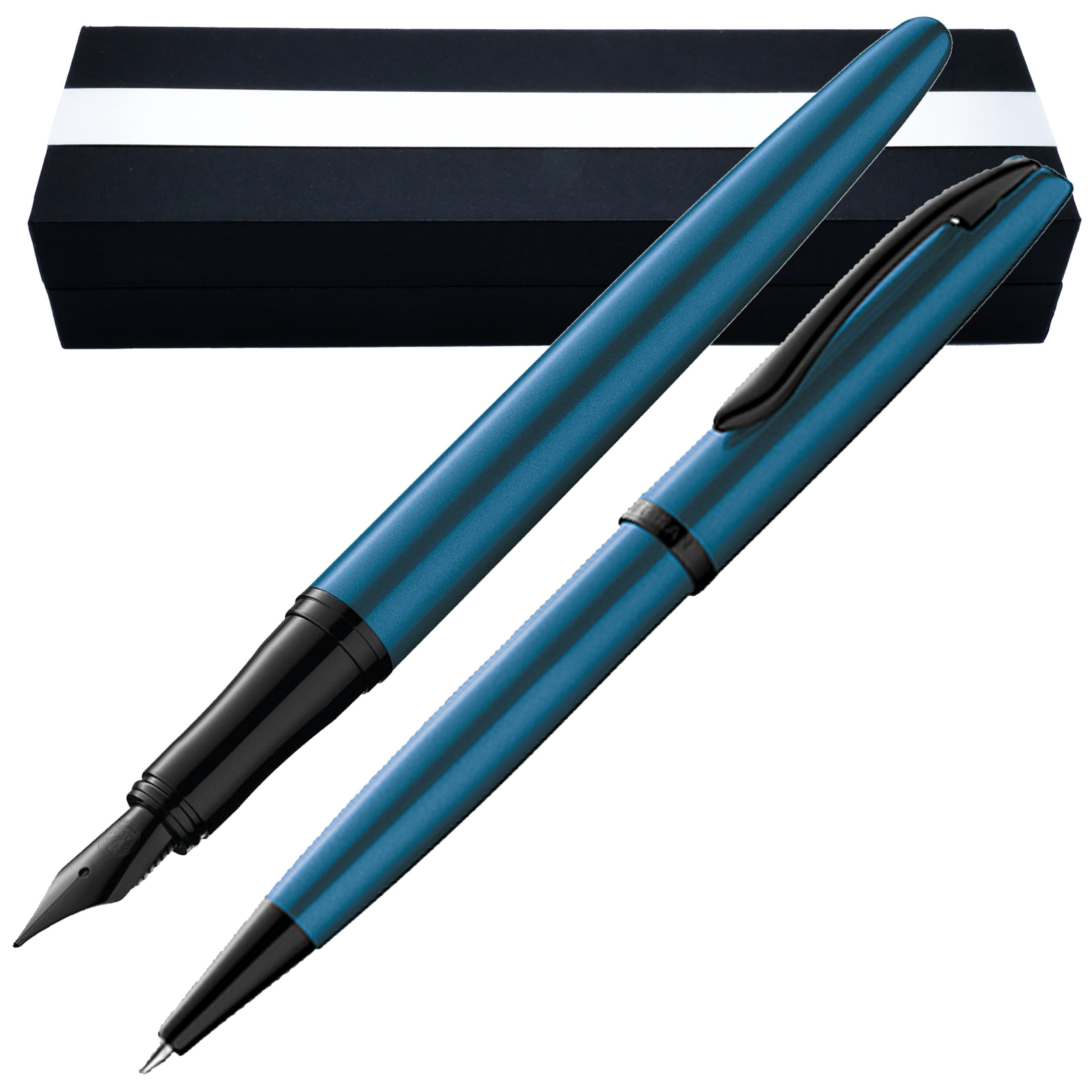 Pelikan Schreibset Füllhalter & Kugelschreiber Jazz Noble Elegance Aquamarin
