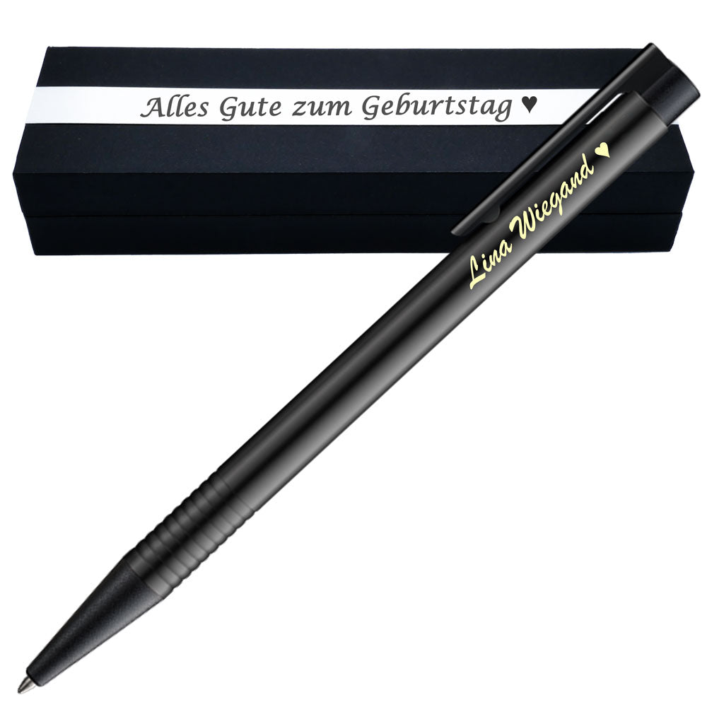 LAMY logo 208 Kugelschreiber All Black – ohne Box
