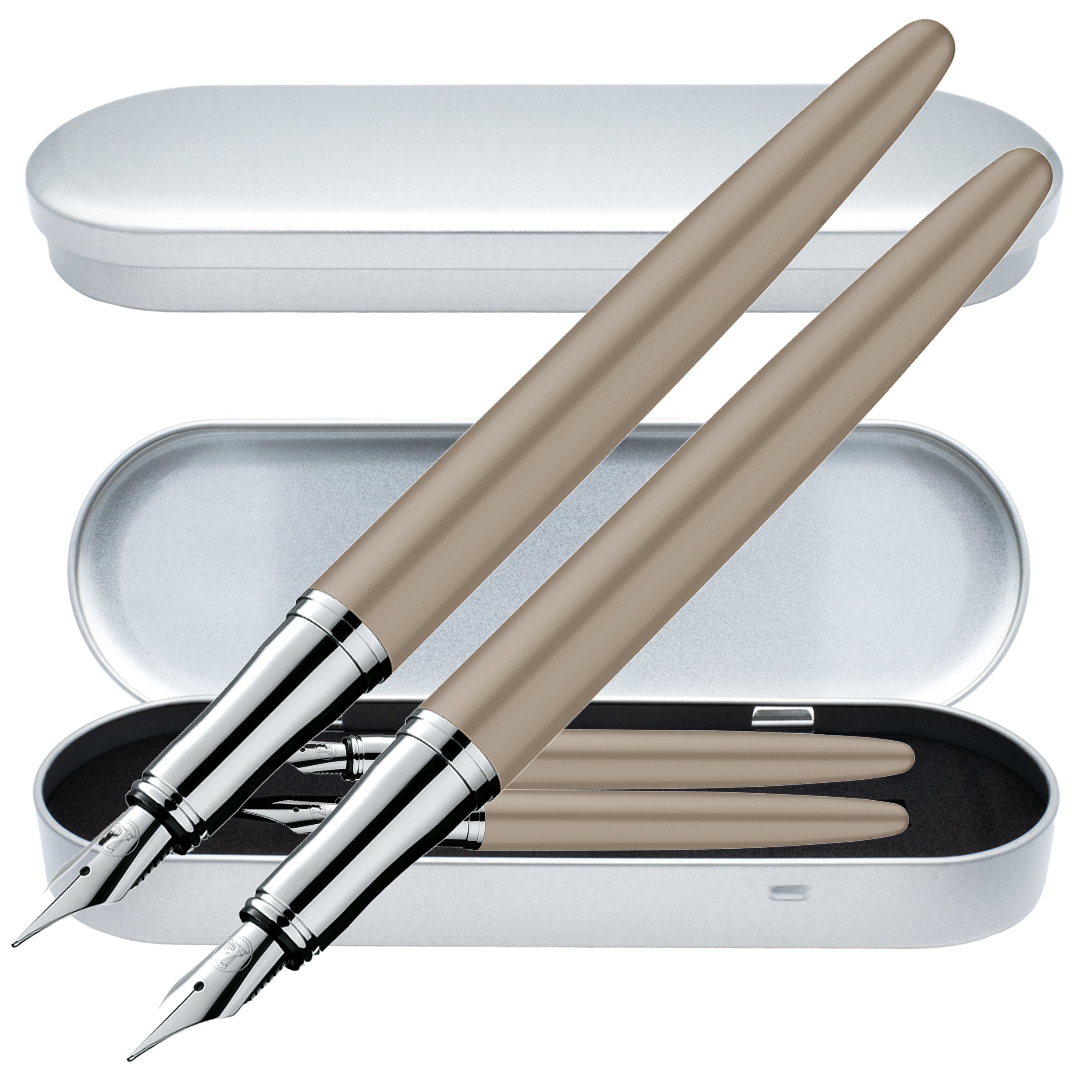 Pelikan Schreibset Füllhalter & Kugelschreiber Jazz Noble Elegance Taupe