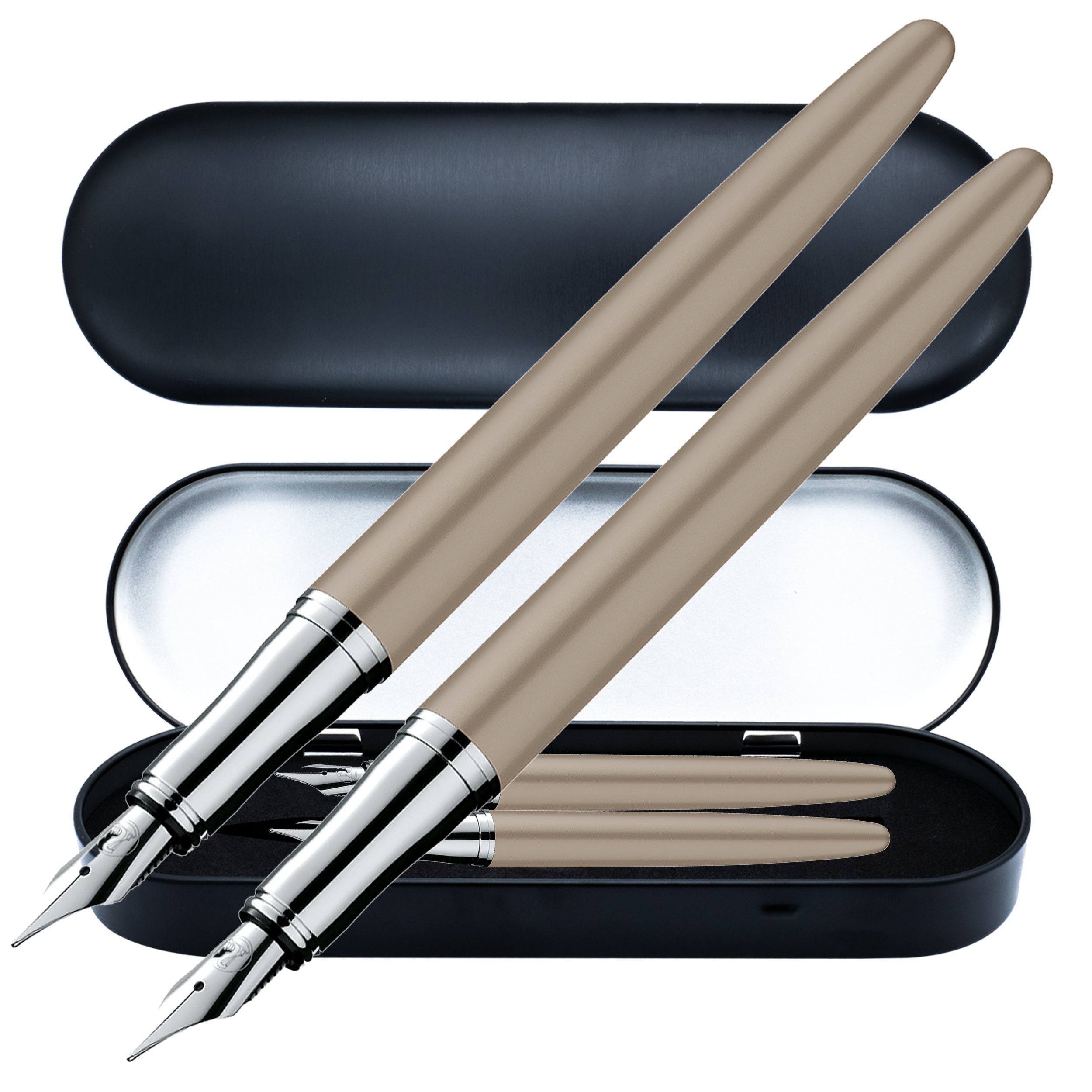 Pelikan Schreibset Füllhalter & Kugelschreiber Jazz Noble Elegance Taupe
