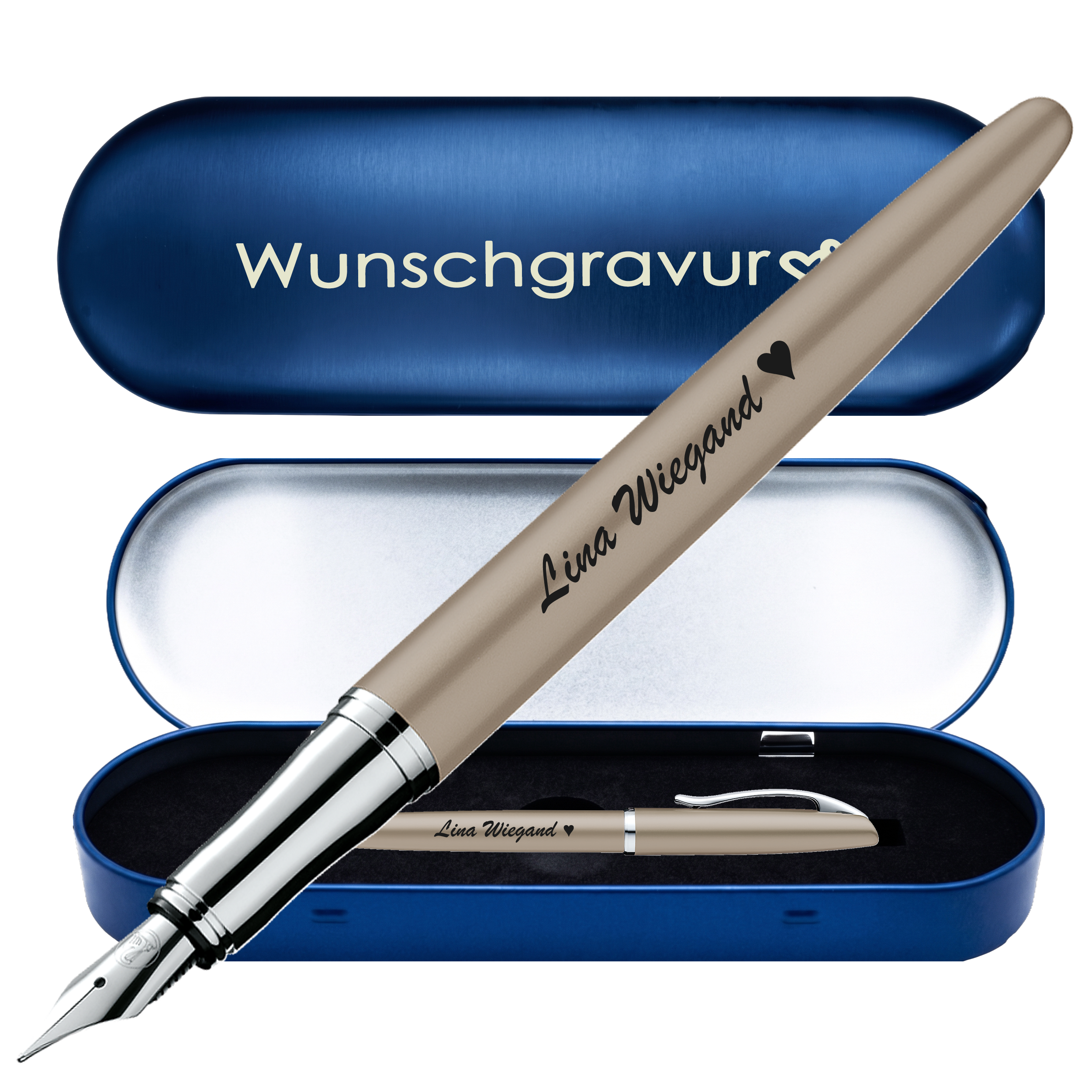 Pelikan Füllhalter Jazz Noble Elegance P36 Taupe – ohne Box