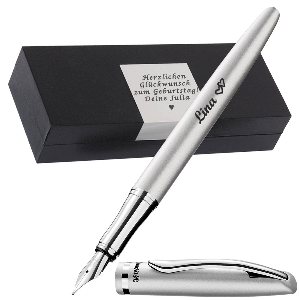 Pelikan Füllhalter P36 Jazz Elegance Silber – ohne Box