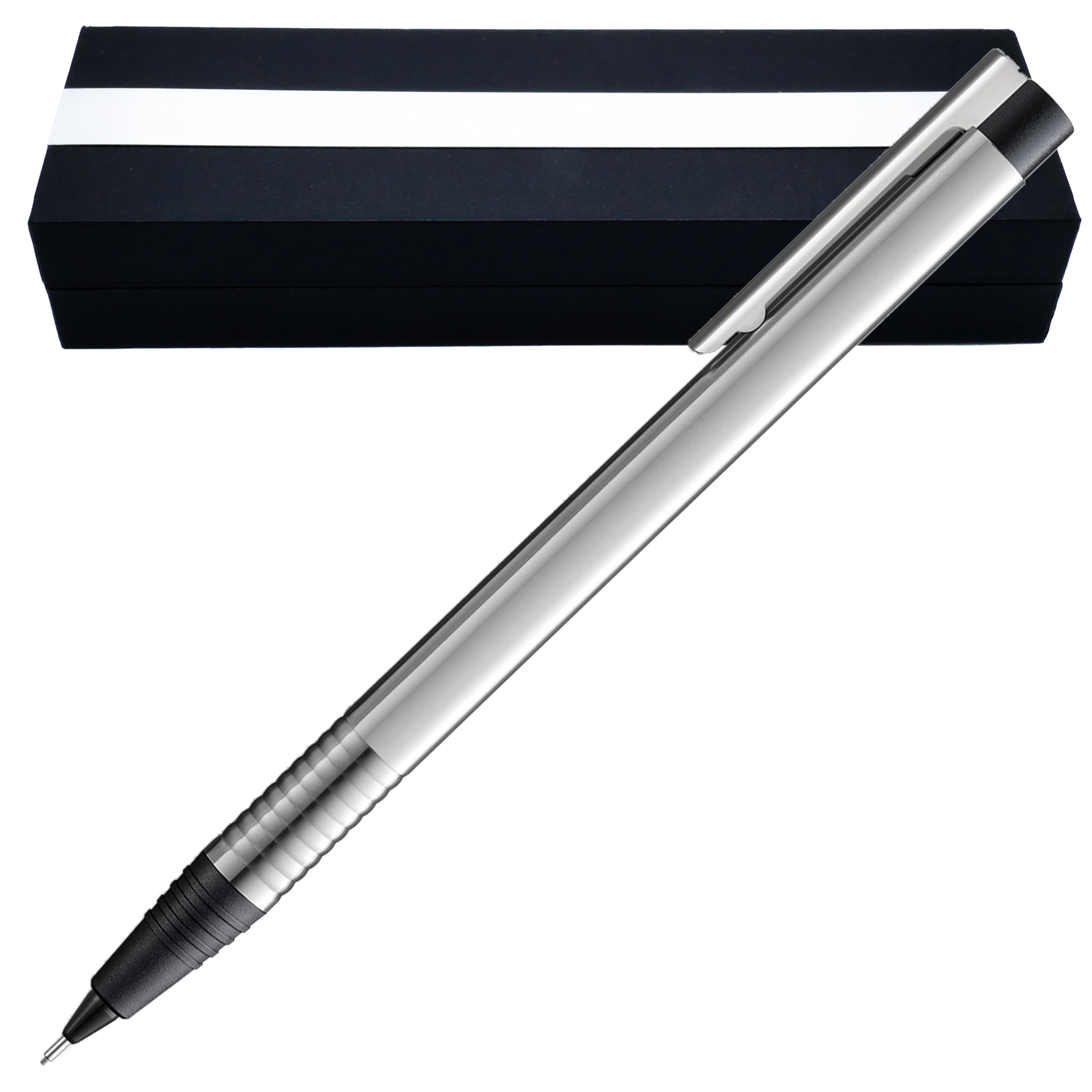 LAMY logo silber / schwarz Kugelschreiber 205