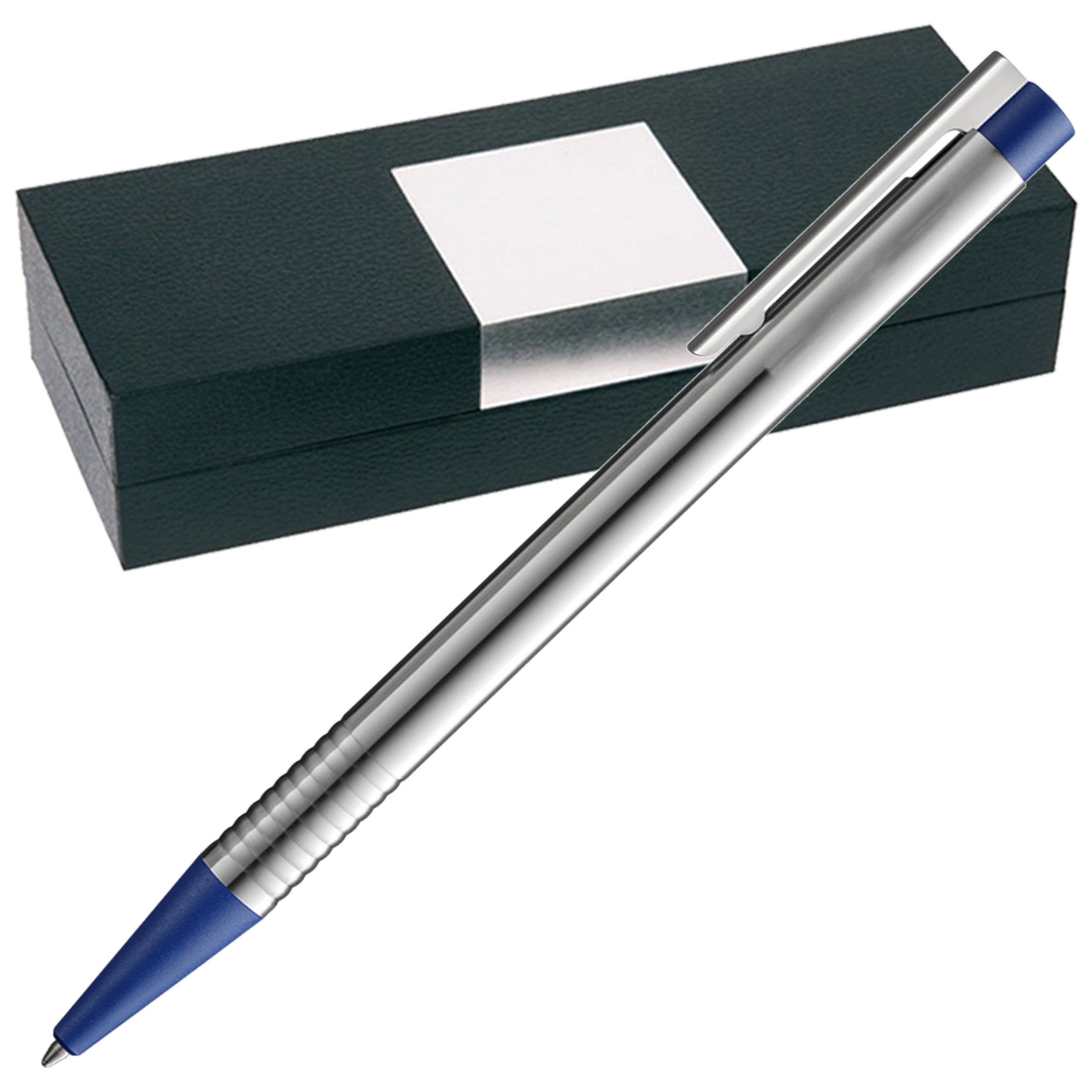 LAMY logo silber / blau Kugelschreiber